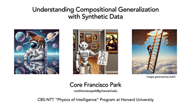 Understanding Compositional Generalization with Synthetic Data
