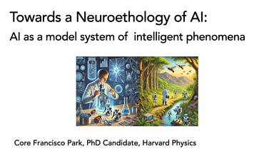 Towards a Neuroethology of AI: AI as a model system of intelligent phenomena