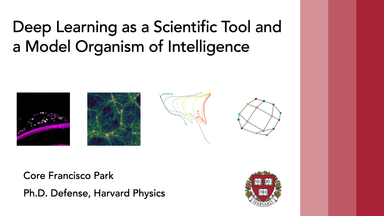 Deep Learning as a Scientific Tool and a Model Organism of Intelligence